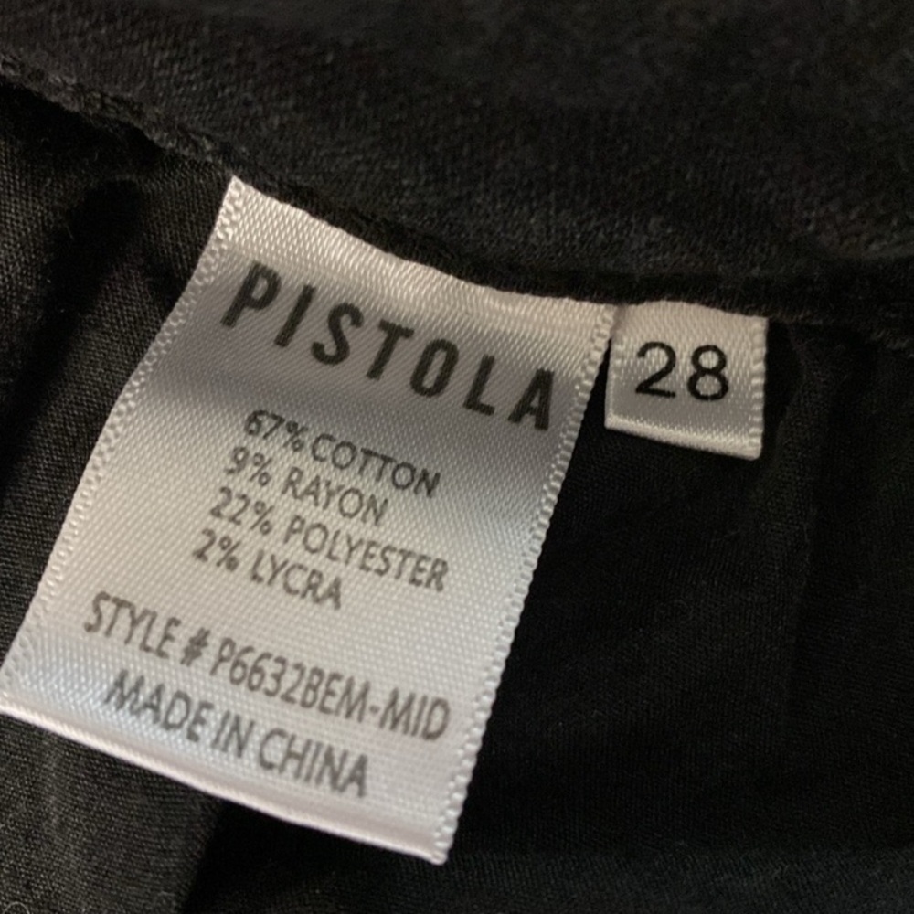 Pistola Black Mid-Rise 10" Skinny Jeans Size 28 Style P6632BEM-MID Revolve - Picture 4 of 8